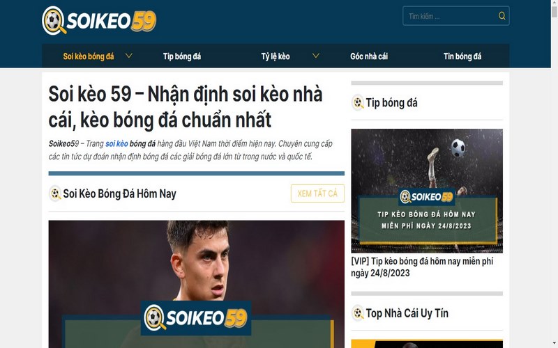 Soi kèo 59 – Mang đến thông tin soi kèo chuẩn nhất năm 2023