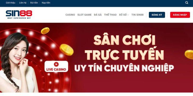 Casino Sin88 – Trải Nghiệm Đẳng Cấp, Rinh Về Tiền Thưởng Khủng
